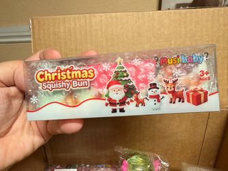 Musi Baby Christmas Squishy Bun Toy Set