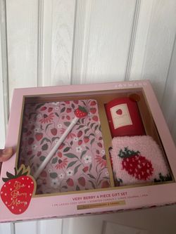 Strawberry gift set