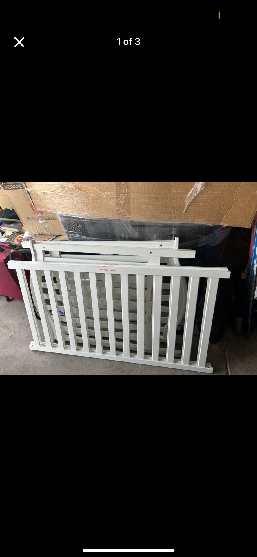 CRIB AND MATTRESS