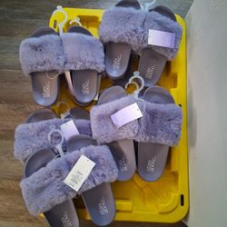 Purple House Slippers