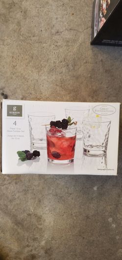 New Gibson 4pc Glass Set