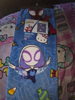 Spidey And Friends Halloween Toddler Blanket