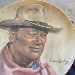 John Wayne Plate, Stamped