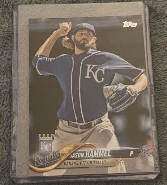 2018 Jason Hammel Kansas City Royals Topps Baseball Card # 385