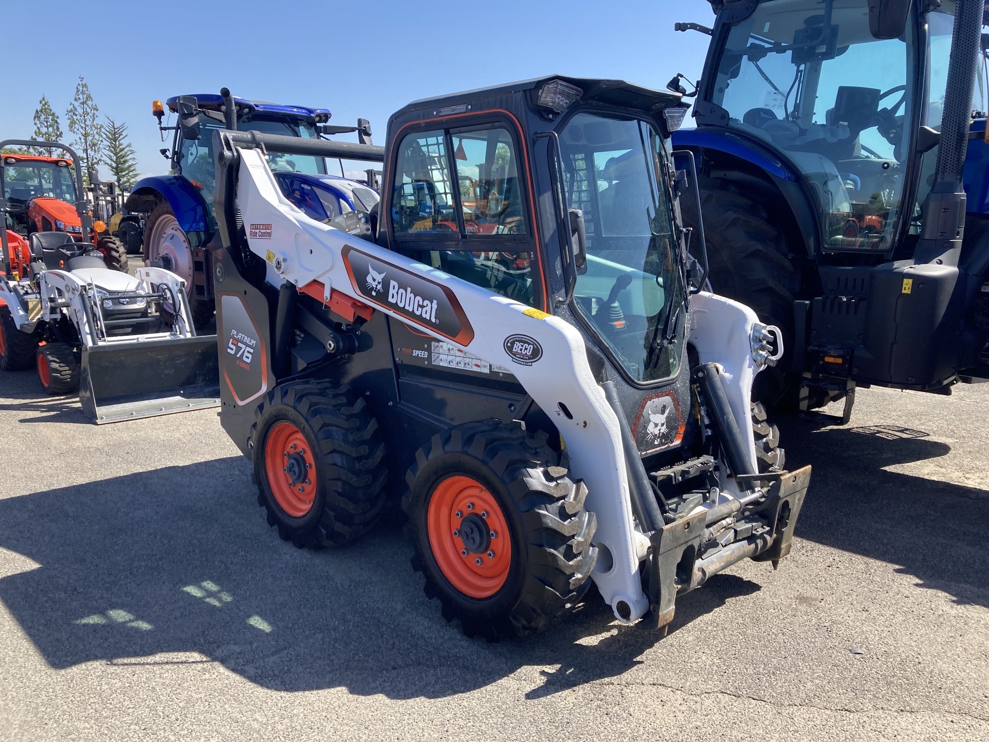 2022 Used Bobcat S76 Skid Steer Platinum Package
