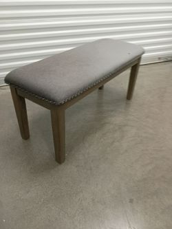 Upholstered Dining Room Bench, 41"LX16"WX19"H, Bench; 19": Floor to Top of the Bench; 14"H: Floor to Bottom Structure