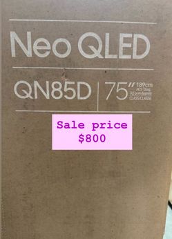 SAMSUNG 75-Inch Class Neo QLED 4K QN85D Series Neo Quantum HDR, Dolby Atmos, Object Tracking Sound, Motion Xcelerator Turbo+, Gaming Hub, Smart TV wit