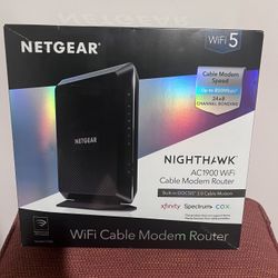 Netgearn Nighthawk AC1900 Router Cable Modem