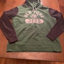 NY New York Jets Fanatics Green Extra Point Pullover NFL Hoodie Men’s XXL 2XL 