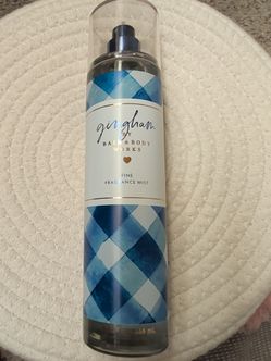 Gingham body spray
