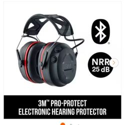 Pro-Protect Wireless Electronic Hearing Protector with Bluetooth Technology, NRR 25 db