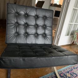 1 Barcelona Reproduction Chair  Mid Century Modern - Make Offer 