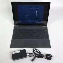 Touchscreen Microsoft Surface Pro Intel Core M3 CPU 4GB RAM 128GB SSD 1080P LCD Includes Webcam HDMI Wi-Fi Bluetooth Windows 10 