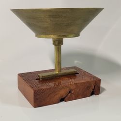 Rock Maple Base With Engraved Top And Bowl