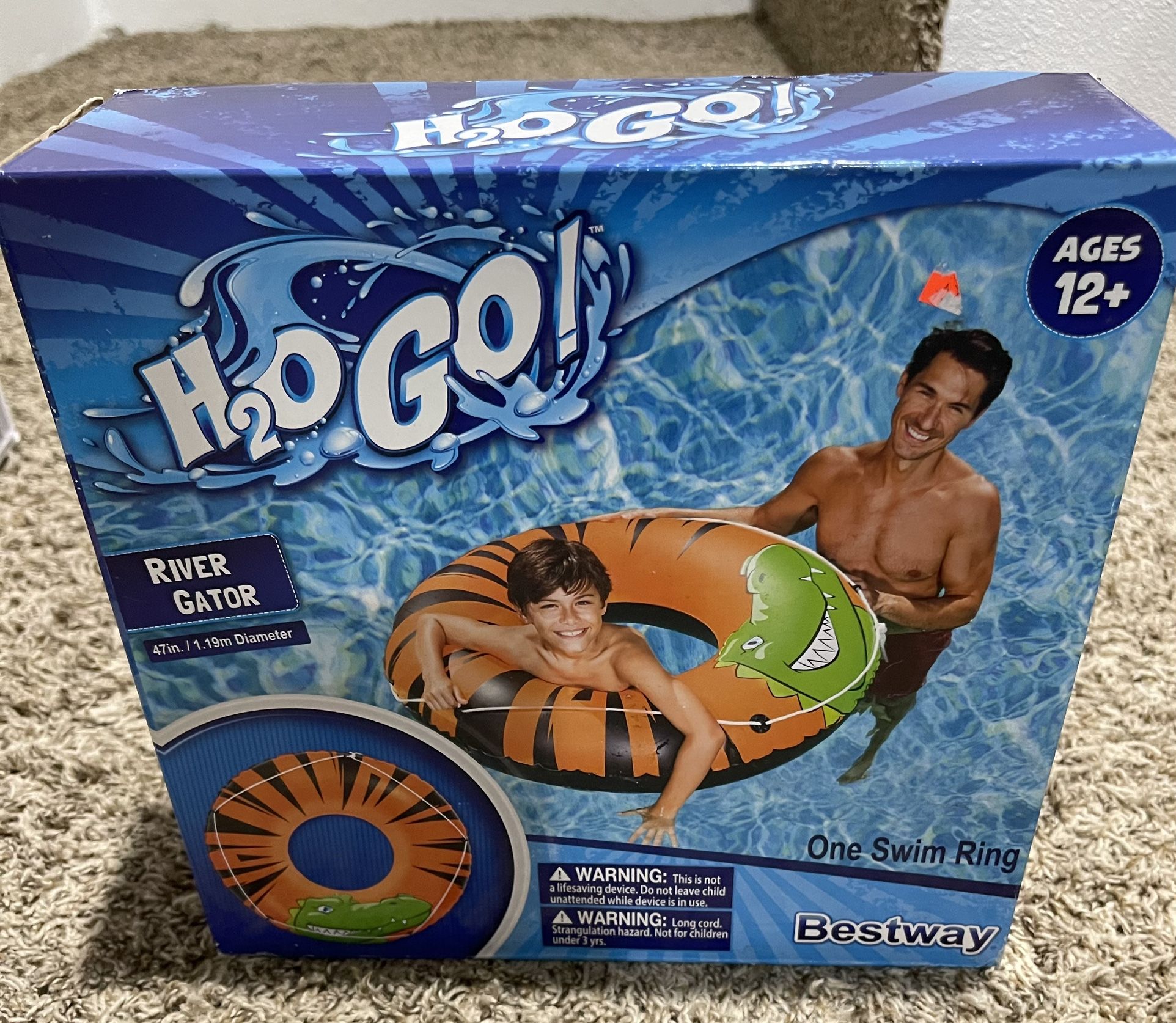 River gator swim ring 47 in