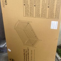 Cuna Convertible 3-1 Baby Crib Space Gray And Mattress