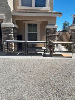 2 or 3 tier Metal Utility Shelving Units $30-$40 each 48x24x36 Garage Shelves See All Photos Read Description