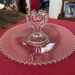 VINTAGE PLATTER GLASS 