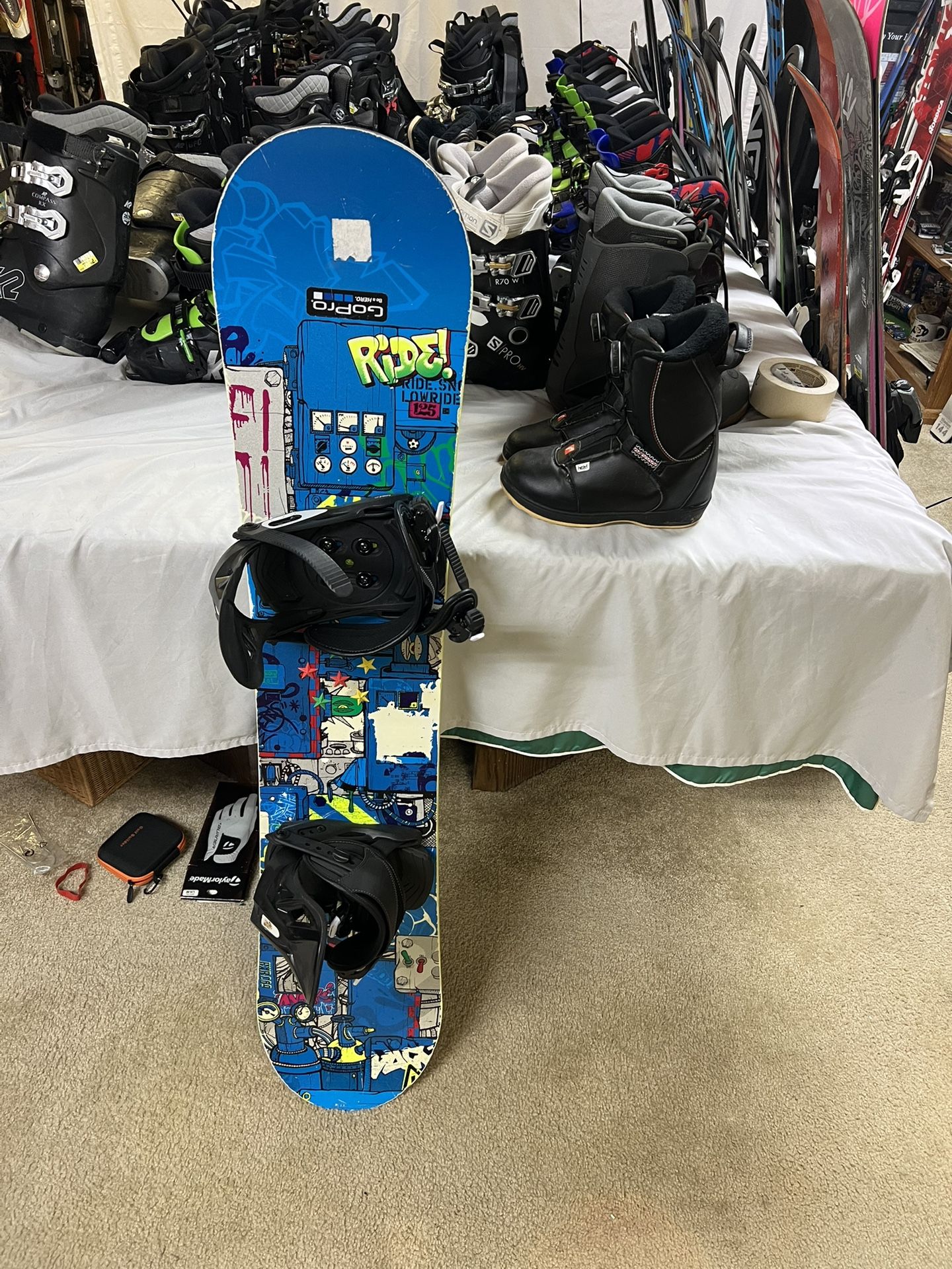Ride Snowboard Package With Boots And Bindings