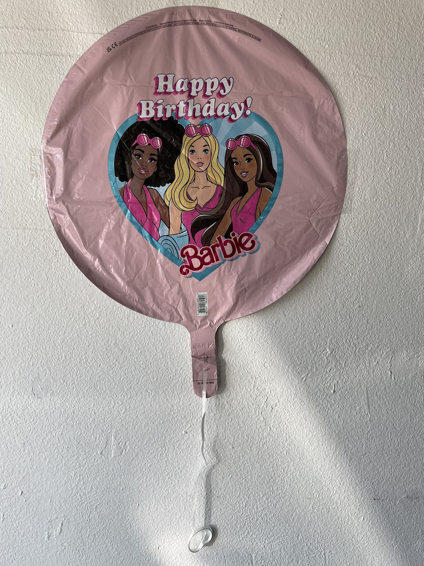28 Barbie Balloons Happy Birthday Mylar 18” Pink Resellers SwapMeet Pop Up
