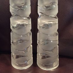 Glass Candle Holders