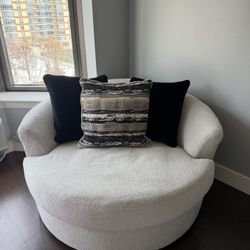 Oversized Swivel Chair