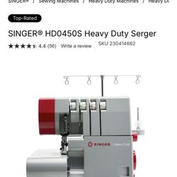Singer Serger Sewing Machine 