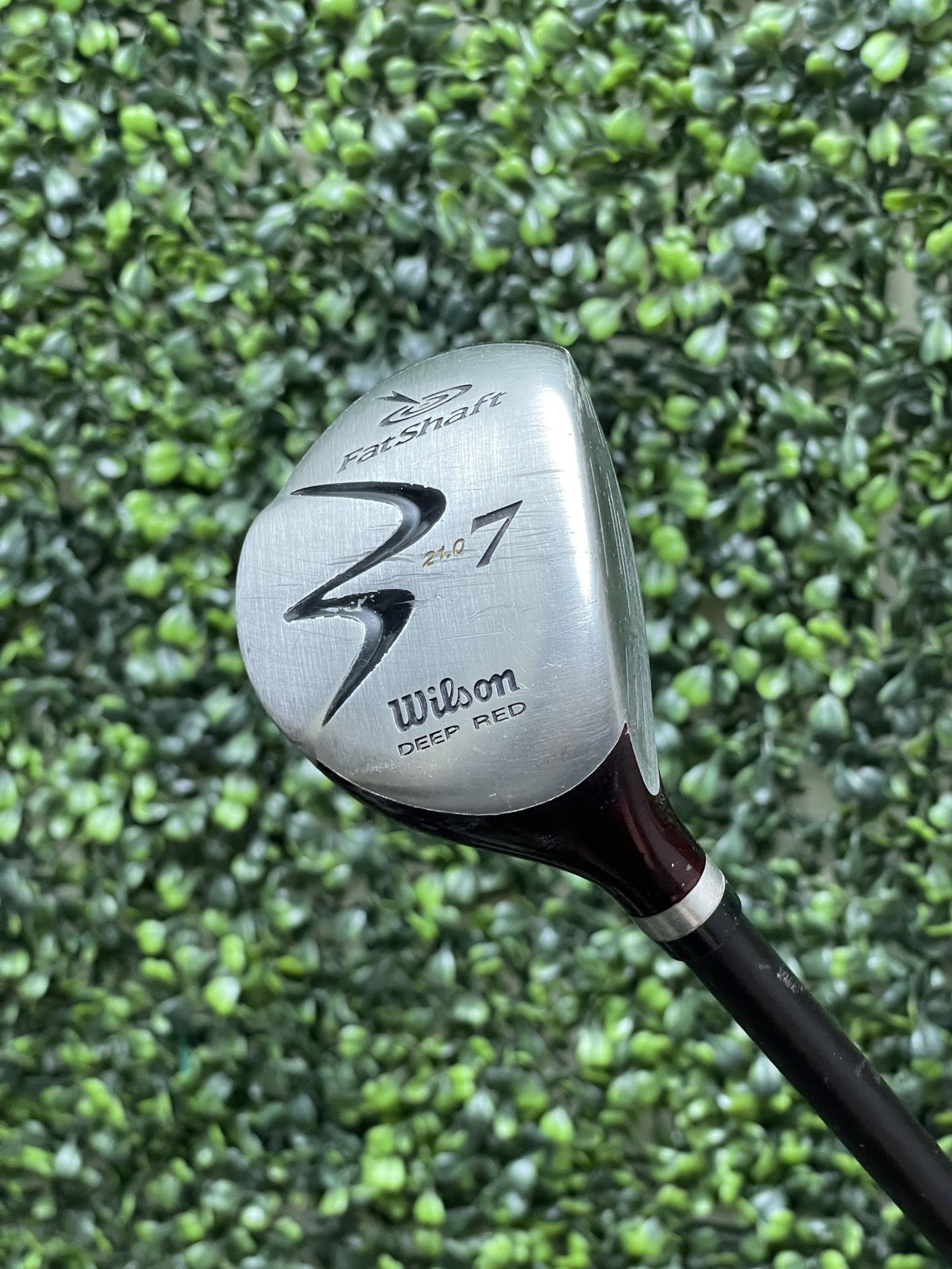 Wilson Deep Red Fat Shaft 21 degree 7 wood Grafalloy Prolite Fairway shaft