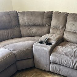 Sofá Seccional Reclinable 