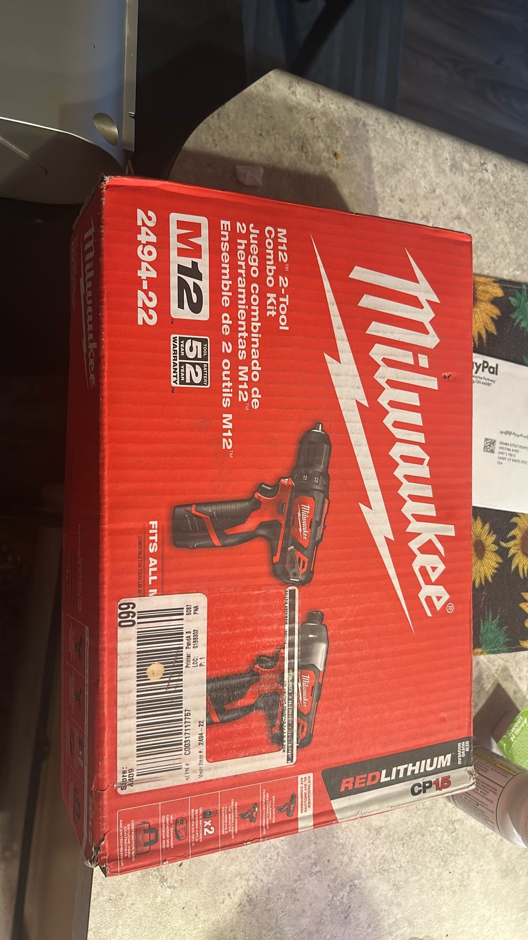 M12 2 Tool Combo Kit
