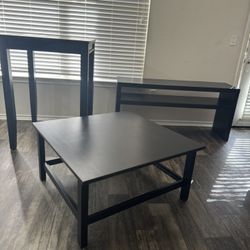 Coffee table, tv stand, tall table