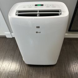 LG 6,000 BTU Portable Air Conditioner, 115V, Cools 250 Sq.Ft. with LCD Remote Control in White