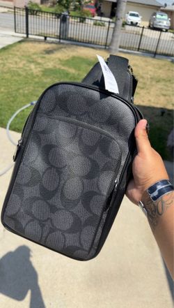Brand New Black Coach Sling Bag Backpack(OBO)