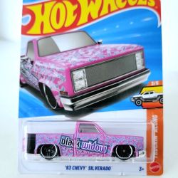 Hot Wheels '83 Chevy Silverado Pink Black Widow