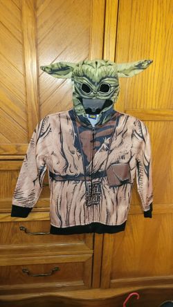 Star Wars Kids Yoda Full-Zip Costume Hoodie Jacket Boy's Size 4-6 excellent condition Price is firm Cash