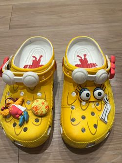 McDonald's x Crocs Collab Clogs with Jibbitz