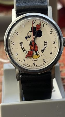 Vintage 17 Jewel Mickey Mouse Watch