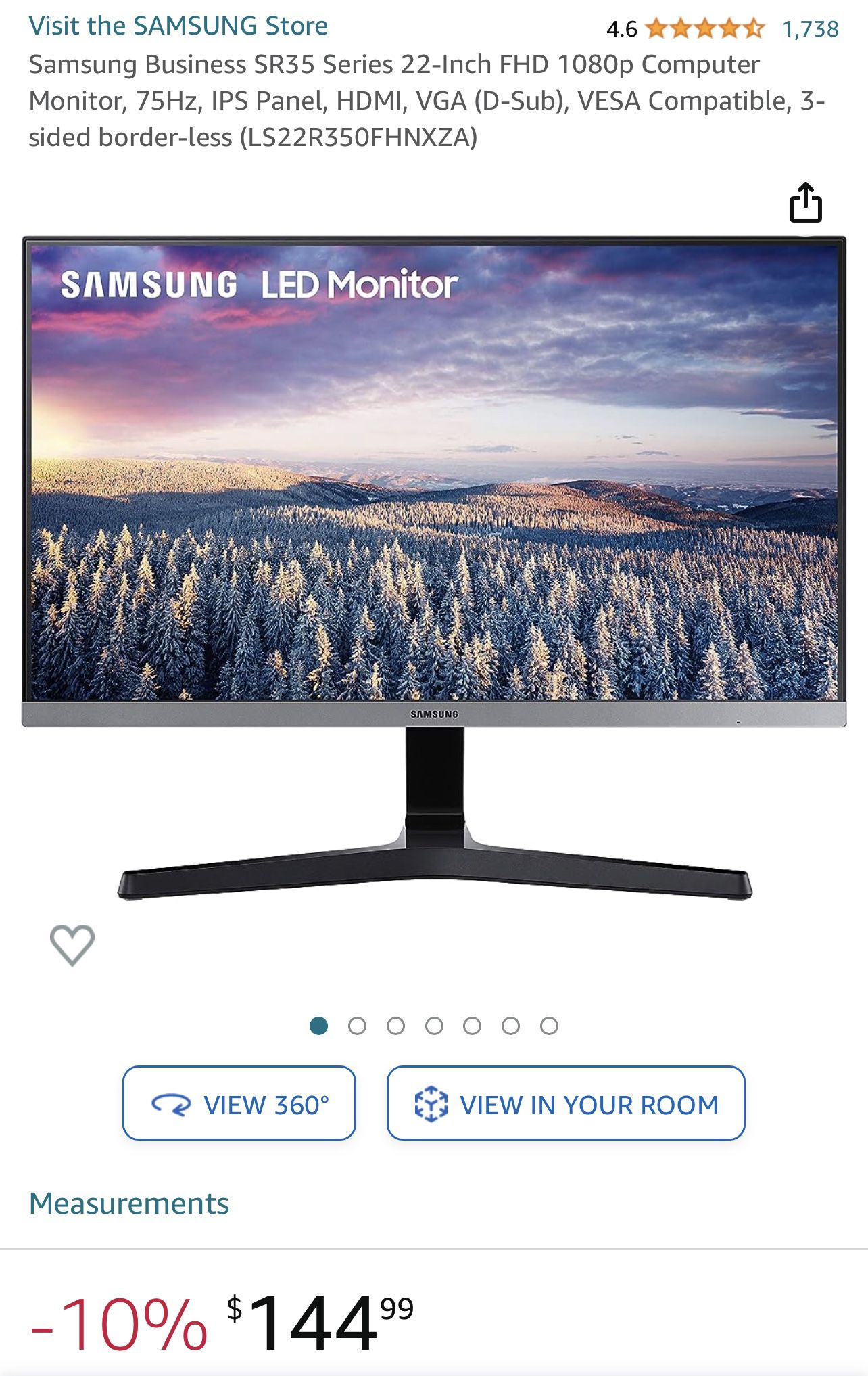 BRAND NEW UNOPENED 22” SAMSUNG MONITOR for Sale in Raleigh, NC OfferUp