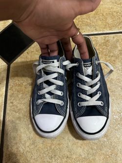 Like new size 1 navy converse