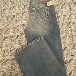 wide leg true religion women size 28W