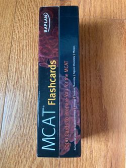 Kaplan MCAT Flashcards