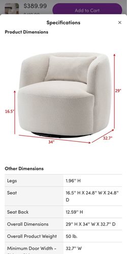 Single Seat Teddy Couch