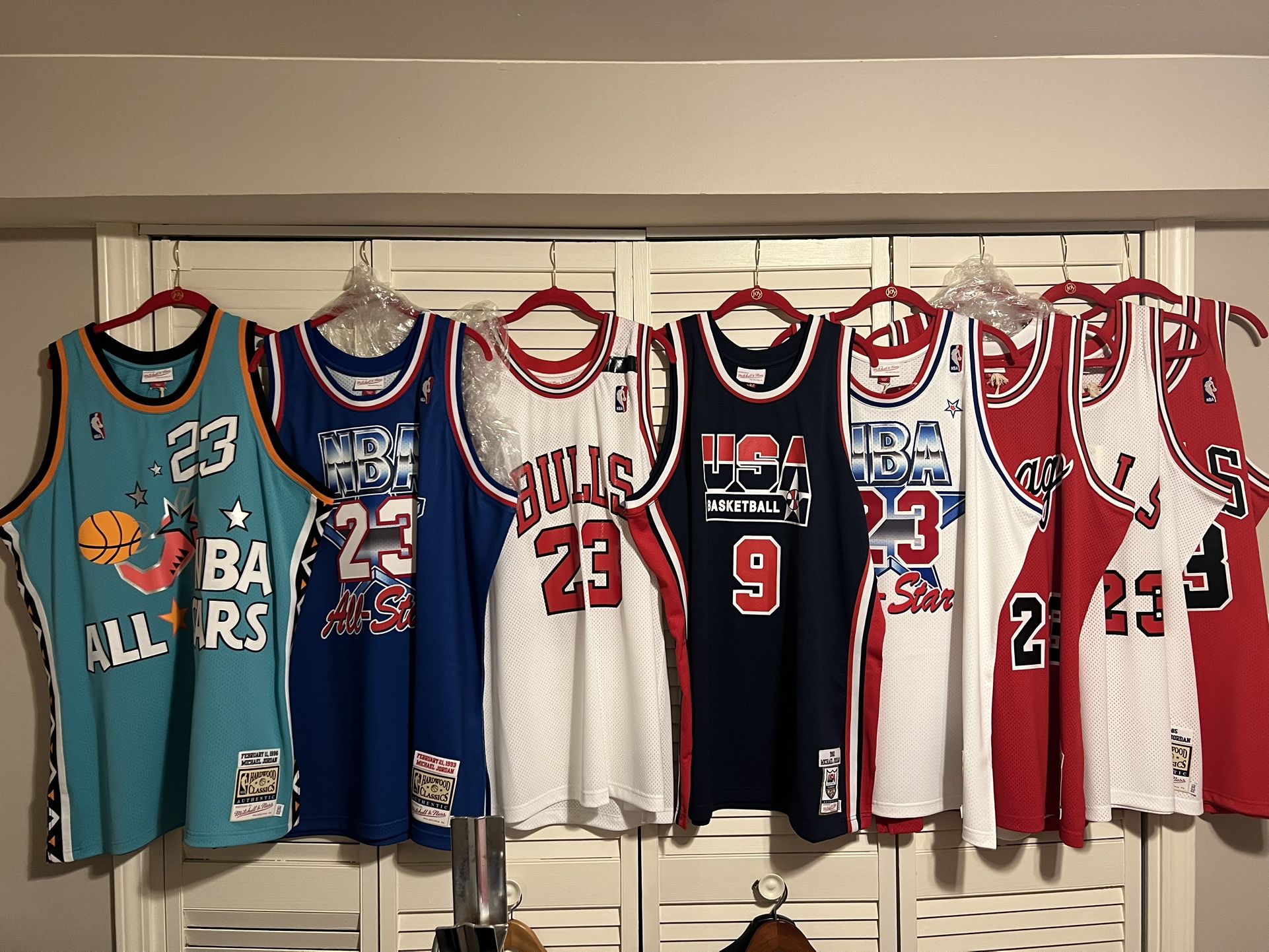 Jordan Authentic Mitchell & Ness Jersey Lot