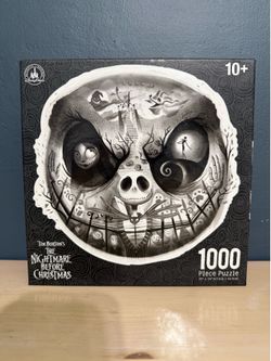Disney Parks Tim Burton Nightmare Before Christmas 1000-Piece Puzzle 10+