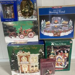 Vintage Christmas Lighted House