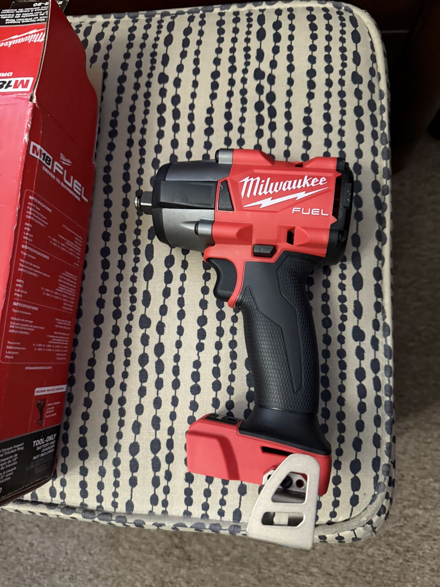 Milwaukee 1/2 Torque Impact Wrench W/ Friction Ring 