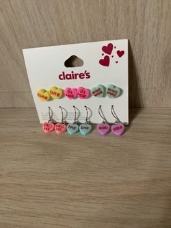 Conversation Hearts Earring Set (multiple available)