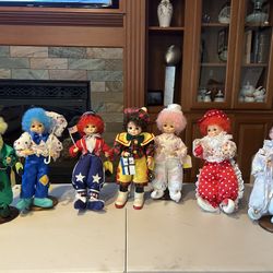Porcelain Clown Dolls 