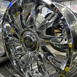 22”x9.5” CHROME CHEVY WHEELS FOR SALE!!! 6x139.7