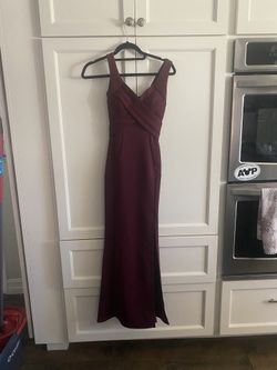Macy’s Long Maroon Dress